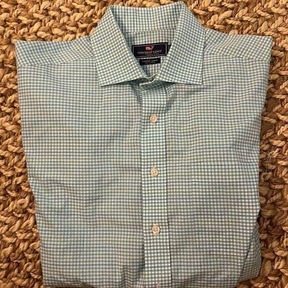 Vineyard Vines Other - Vineyard Vines Stretch Poplin Gingham Shirt